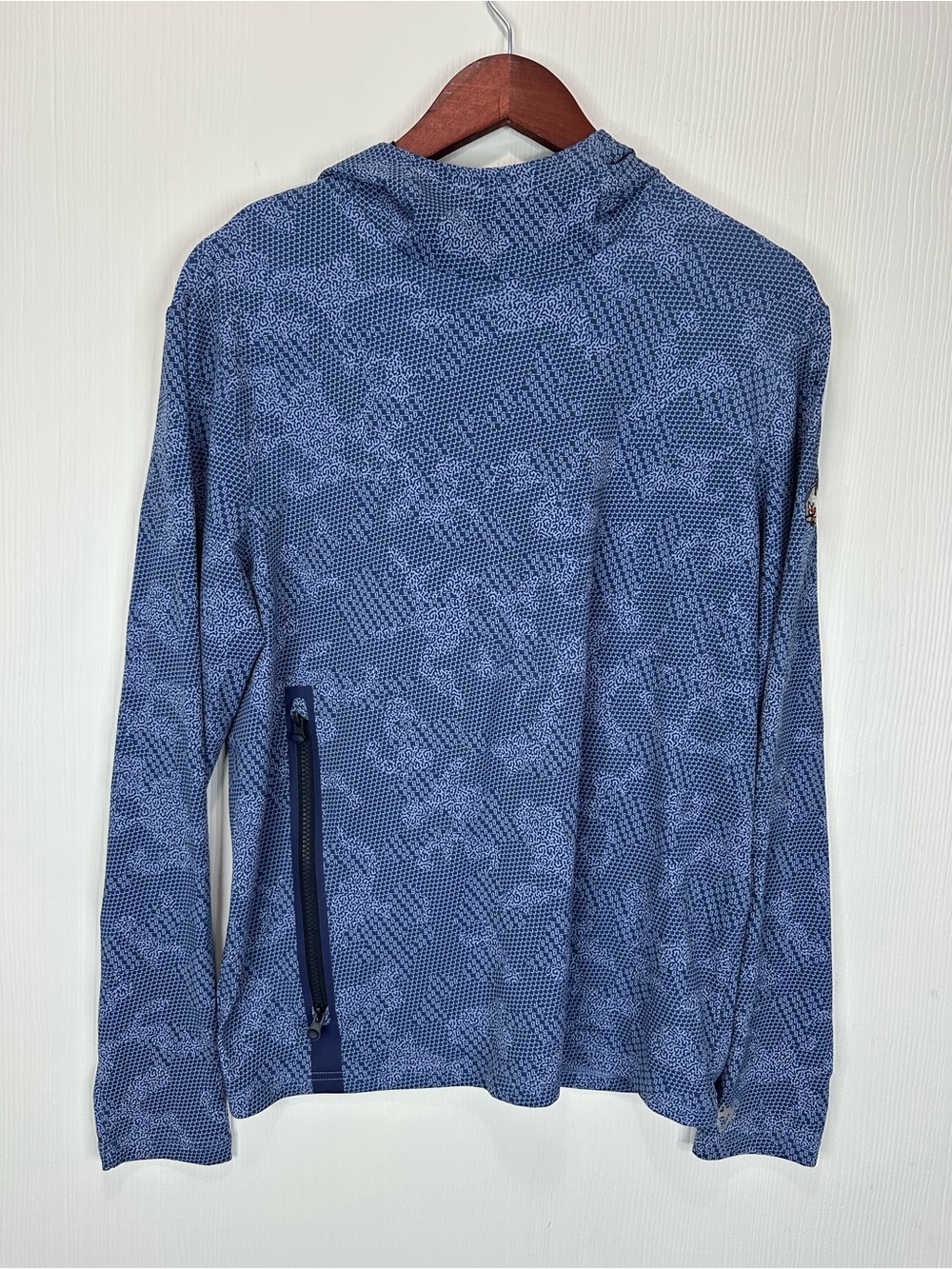 Greyson Blue Patterned Long Sleeve Pullover